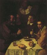 Three Men at Table (df01)